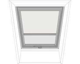 Persiana interior para ventana de tejado FAKRO ARP 001 blanco