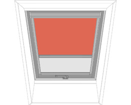 Persiana interior para ventana de tejado FAKRO ARP 246 rojo