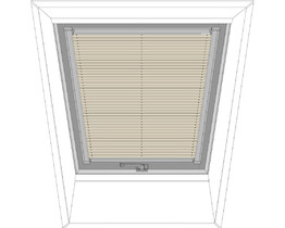 Persiana plisada para ventana de tejado FAKRO APS 667 beige