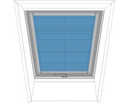 Persiana plisada para ventana de tejado FAKRO APS 658 azul