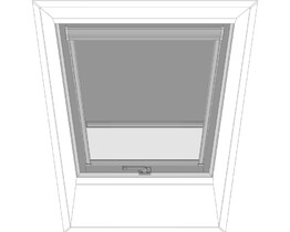 Persiana interior para ventana de tejado FAKRO ARP 216 fresno