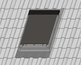 Toldo para ventana de tejado FAKRO AMZ 090 RAL 9005