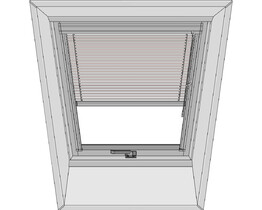 Persiana veneciana para ventana de tejado FAKRO AJP 141 beige claro