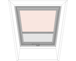 Persiana interior para ventana de tejado FAKRO ARP 204 rosa